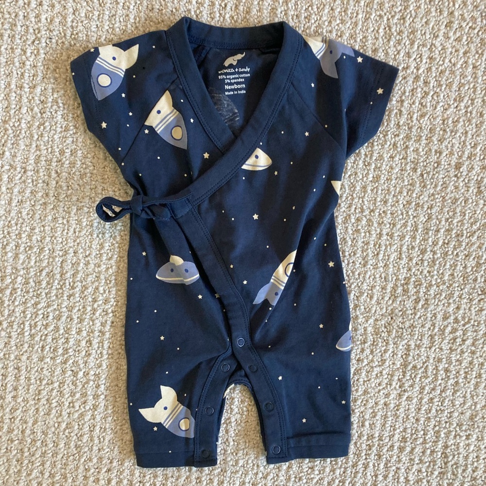 Monica and Andy Newborn onesie